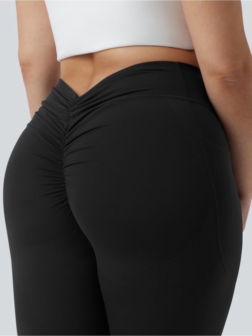 HALARA Black High-Waist Scrunch Leggings - Picture 3 of 7